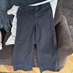 Everlane Black Lightweight Cropped Chino Pant